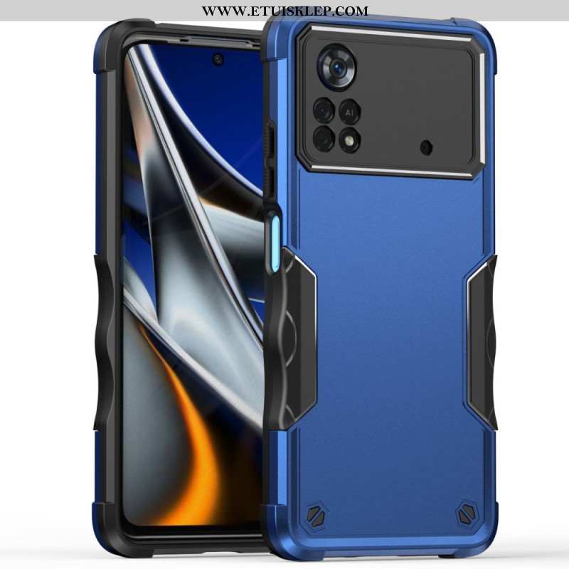 Futerały do Poco X4 Pro 5G Hybryda Z Efektem Metalicznym